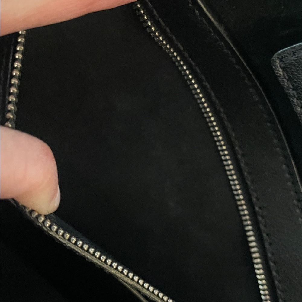 Away Black Leather Travel Tote Bag - Picture 5 of 8